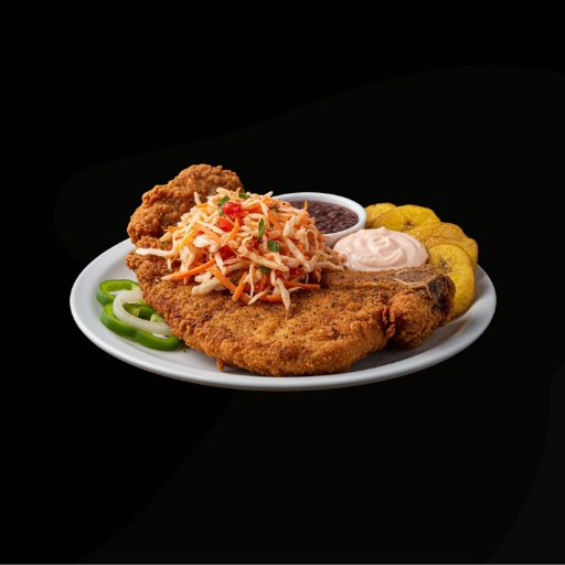 Chuleta de cerdo frita