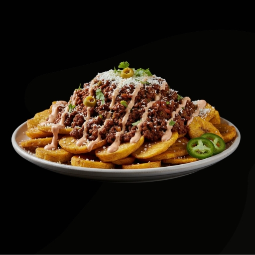 Tajadas con carne molida